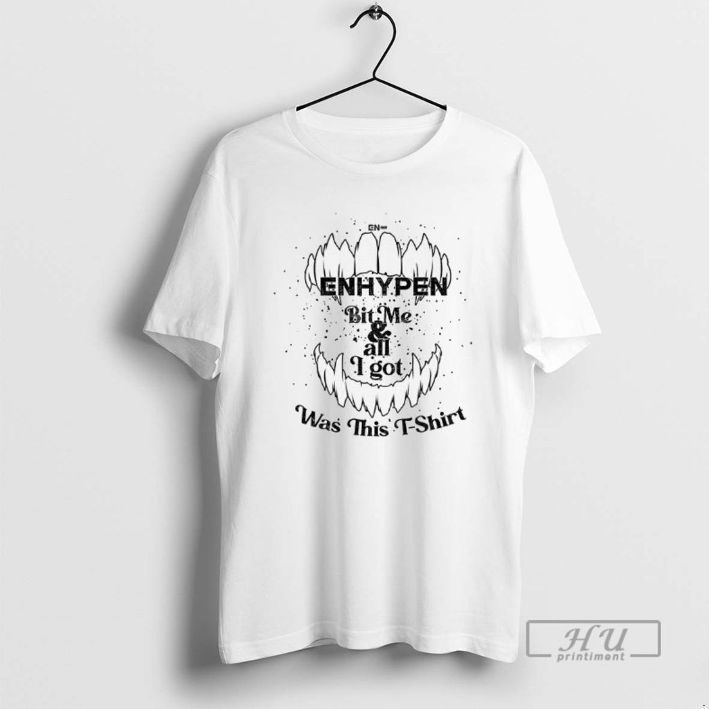 Officials Enhypen Bit Me And All I Got Was This T Shirt