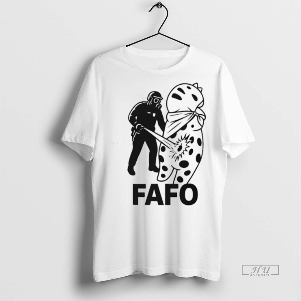Officials Fafo A Police Officer In Riot Gear Tee Shirt Sweater