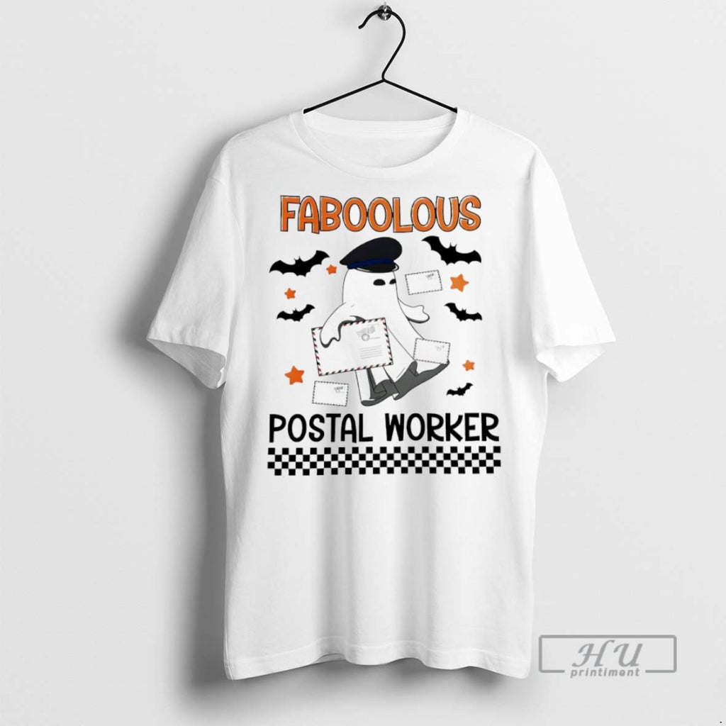 Officials Fab Boo Lous Postal Worker Halloween T Shirts