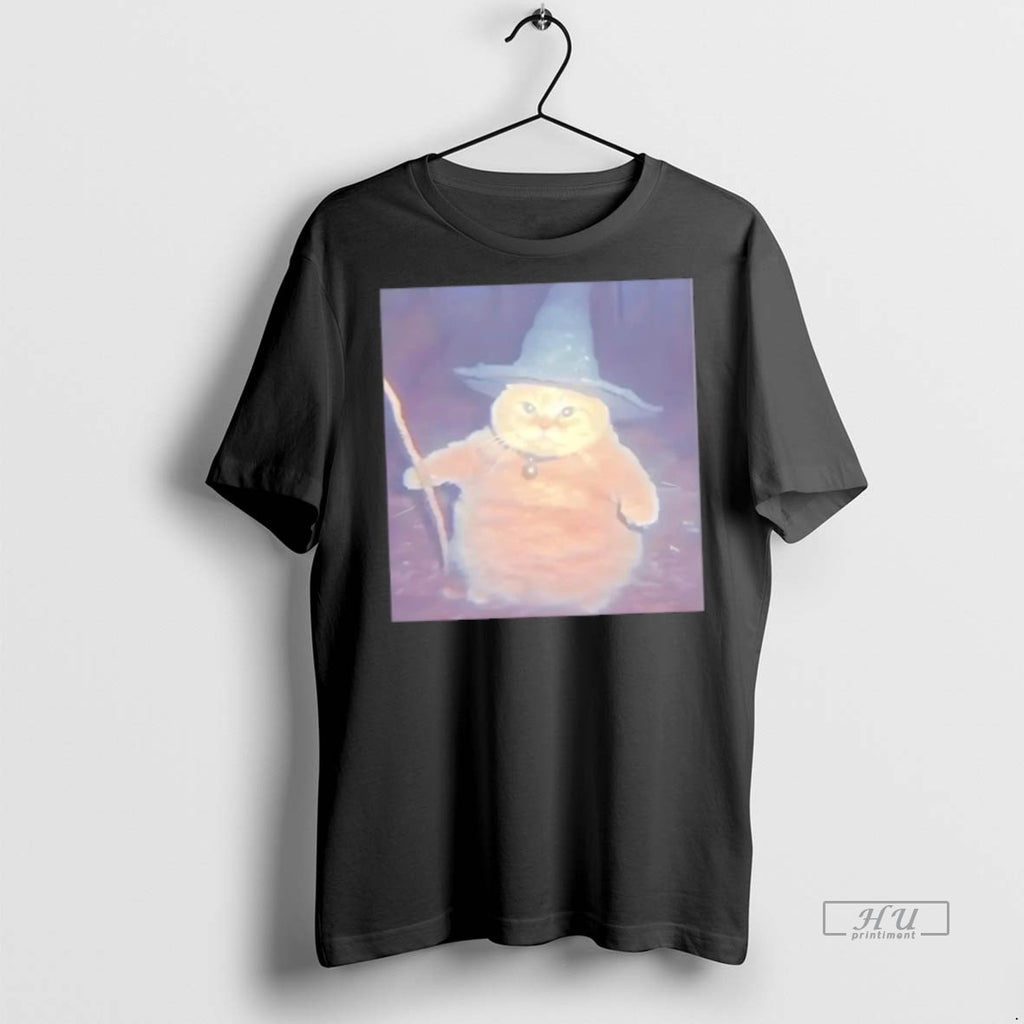 Officials Fat Cat Wizard Halloween Tee Shirt Sweater
