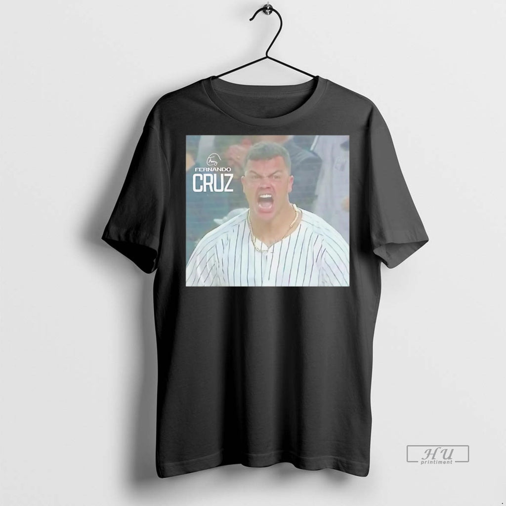 Officials Fernando Cruz Shout Hype Signature Yankees Tee Shirt Sweater