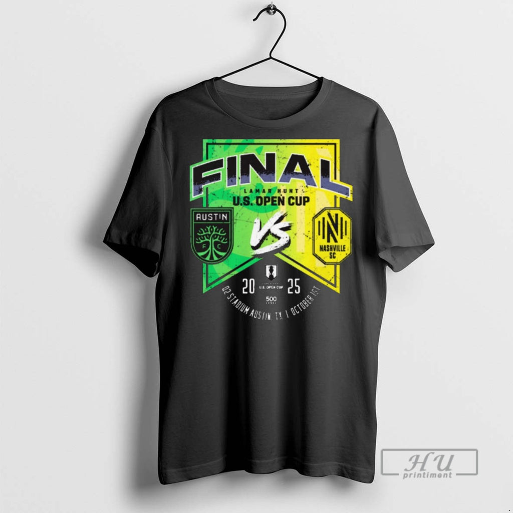 Officials Final Lamar Hunt U S Open Cup 2025 Austin Fc Vs T Shirts
