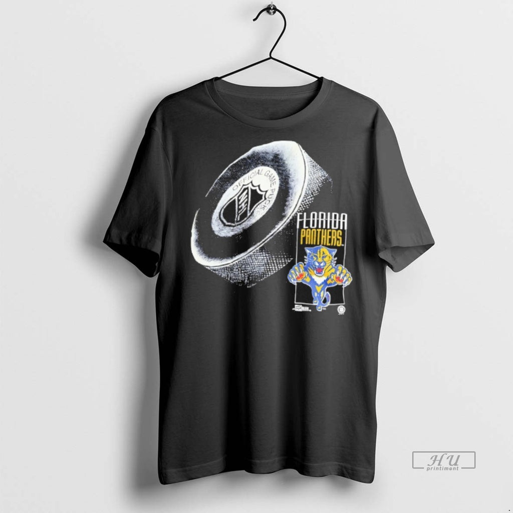 Officials Florida Panthers Game Puck Tee Shirt Sweater