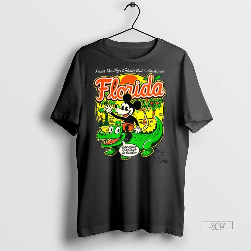 Officials Florida Brave The Abject Terror That Is Unvaxxed Tee Shirt Sweater