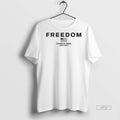 Officials Freedom Charlie Kirk 1993 2025 America Flag Tee Shirt Sweater