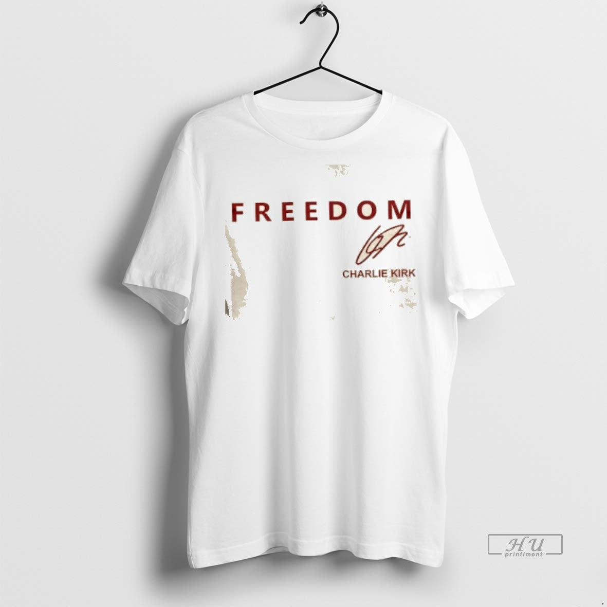 Officials Freedom Charlie Kirk X University Of Oklahoma Signature 2 Sided T Shirt Sweater