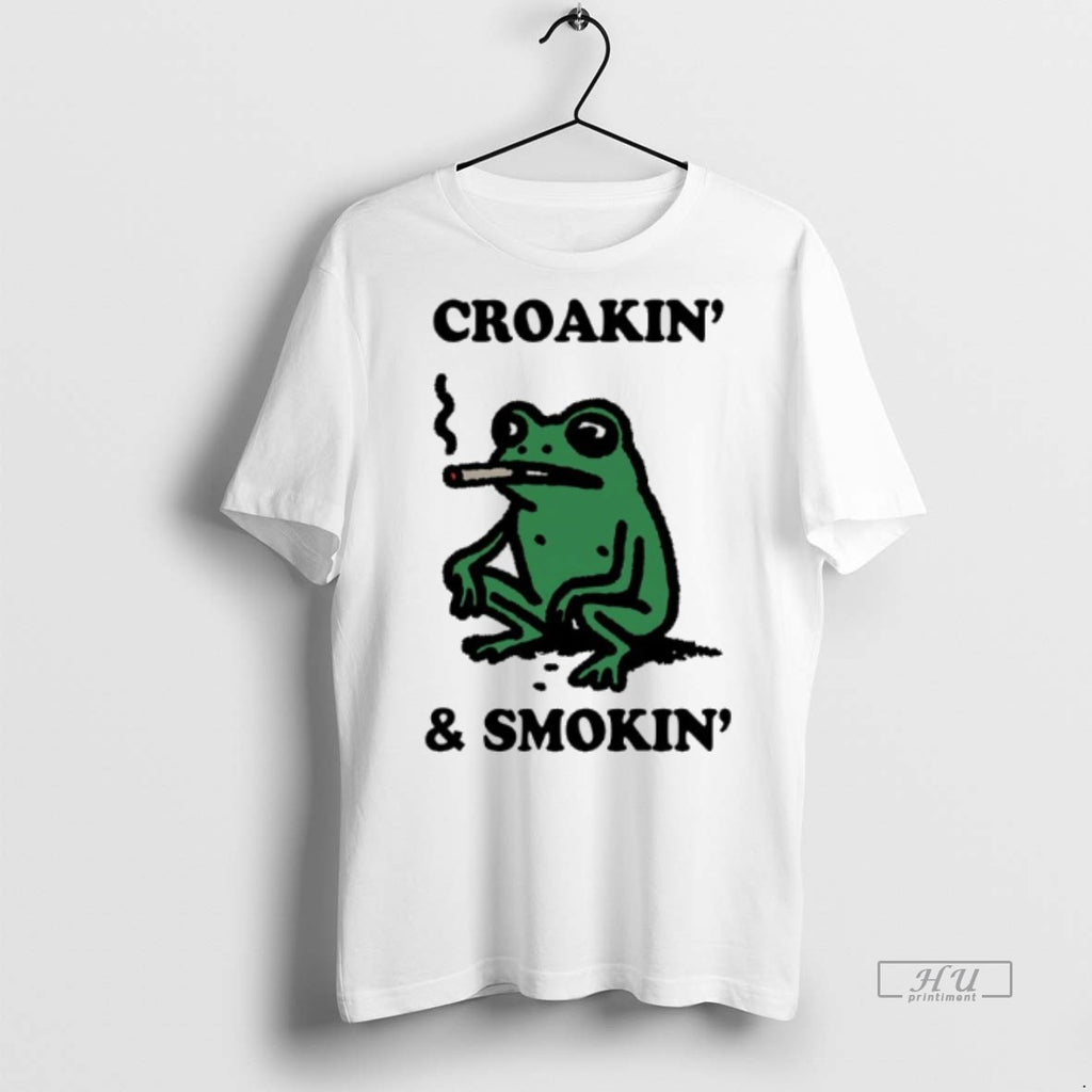 Officials Frog Croakin And Smokin Tee Shirt Sweater