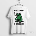 Officials Frog Croakin And Smokin Tee Shirt Sweater