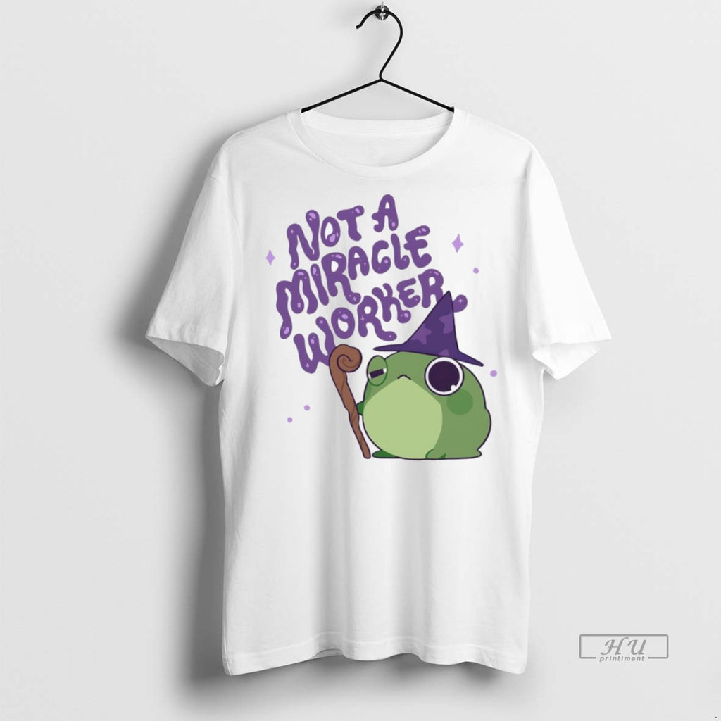 Officials Frog Wizard Not A Miracle Worker T Shirt Sweater