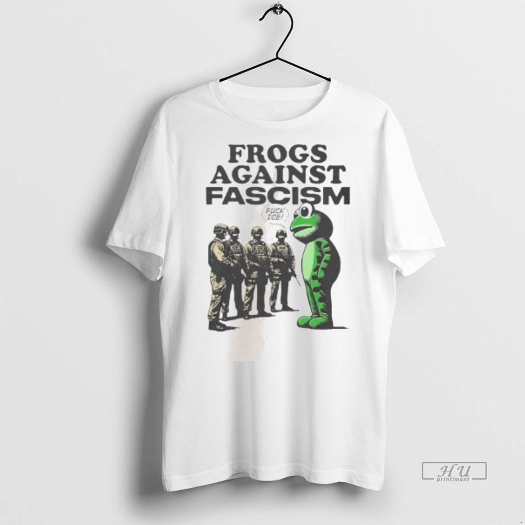 Officials Frogs Against Fascism Fice Ice Tee Shirt Sweater