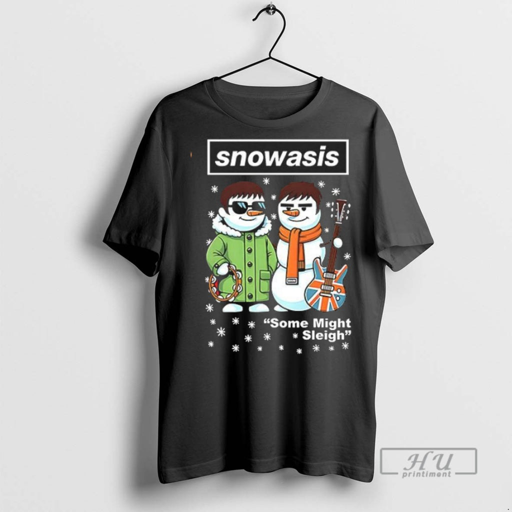 Officials Funny Snowasis Might Sleigh Xmas Music T Shirt Sweatshirt Hoodies