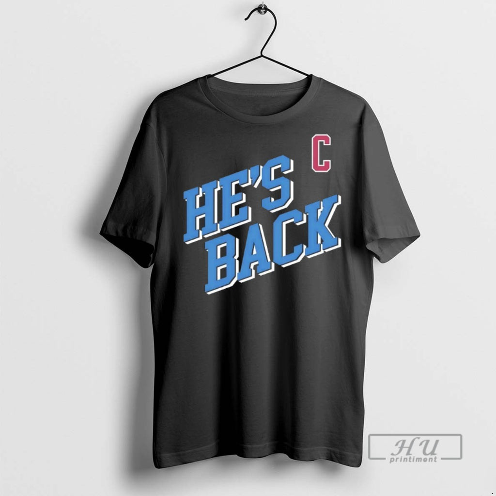 Officials Gabriel Landeskog Hes Back Colorado Avalanche T Shirt