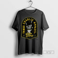 Officials Gain Gang Rock On The Shoulder Skeleton T Shirt