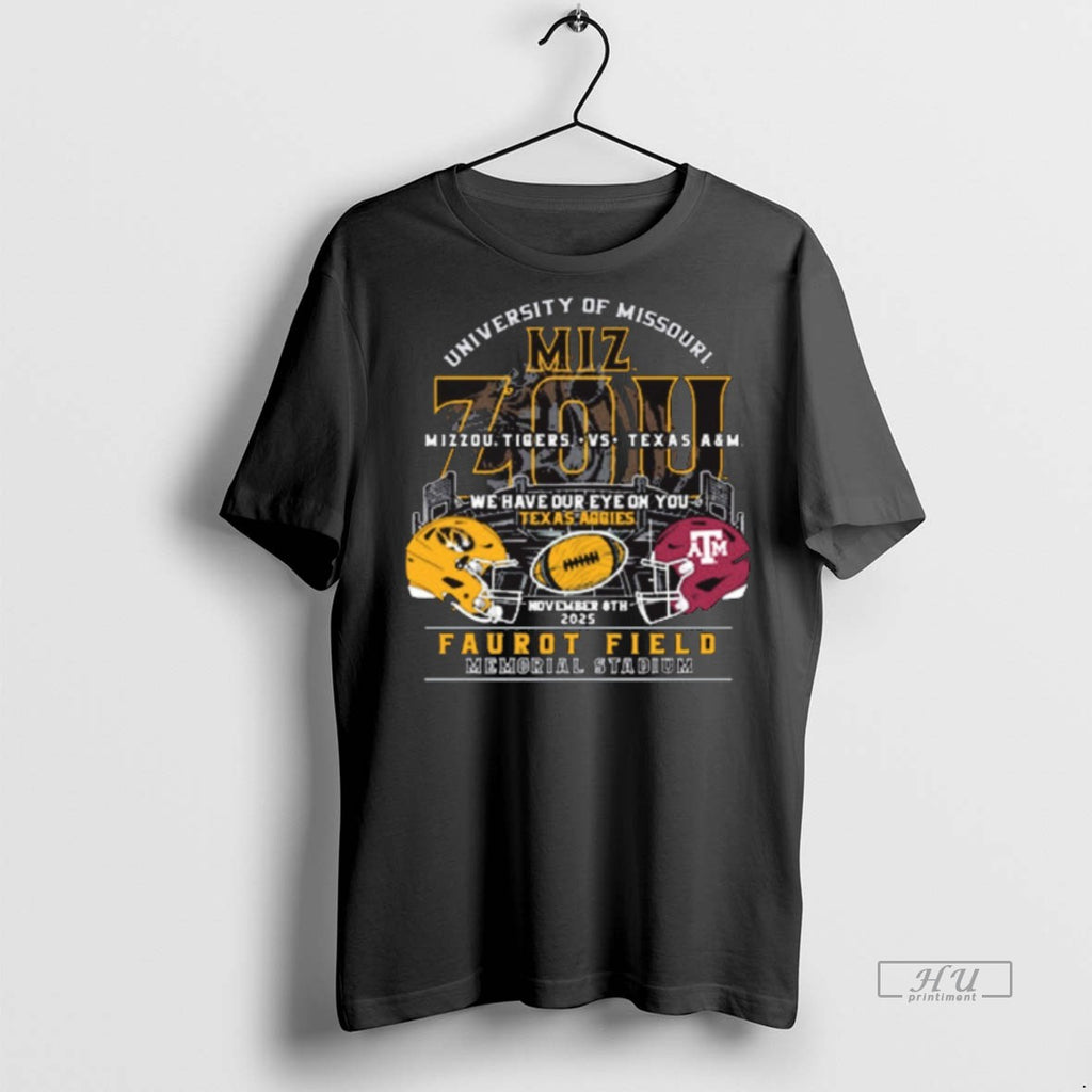 Officials Game Day Mizzou Tigers Vs Texas Am Aggies Nov 8th 2025 Faurot Field Memorial