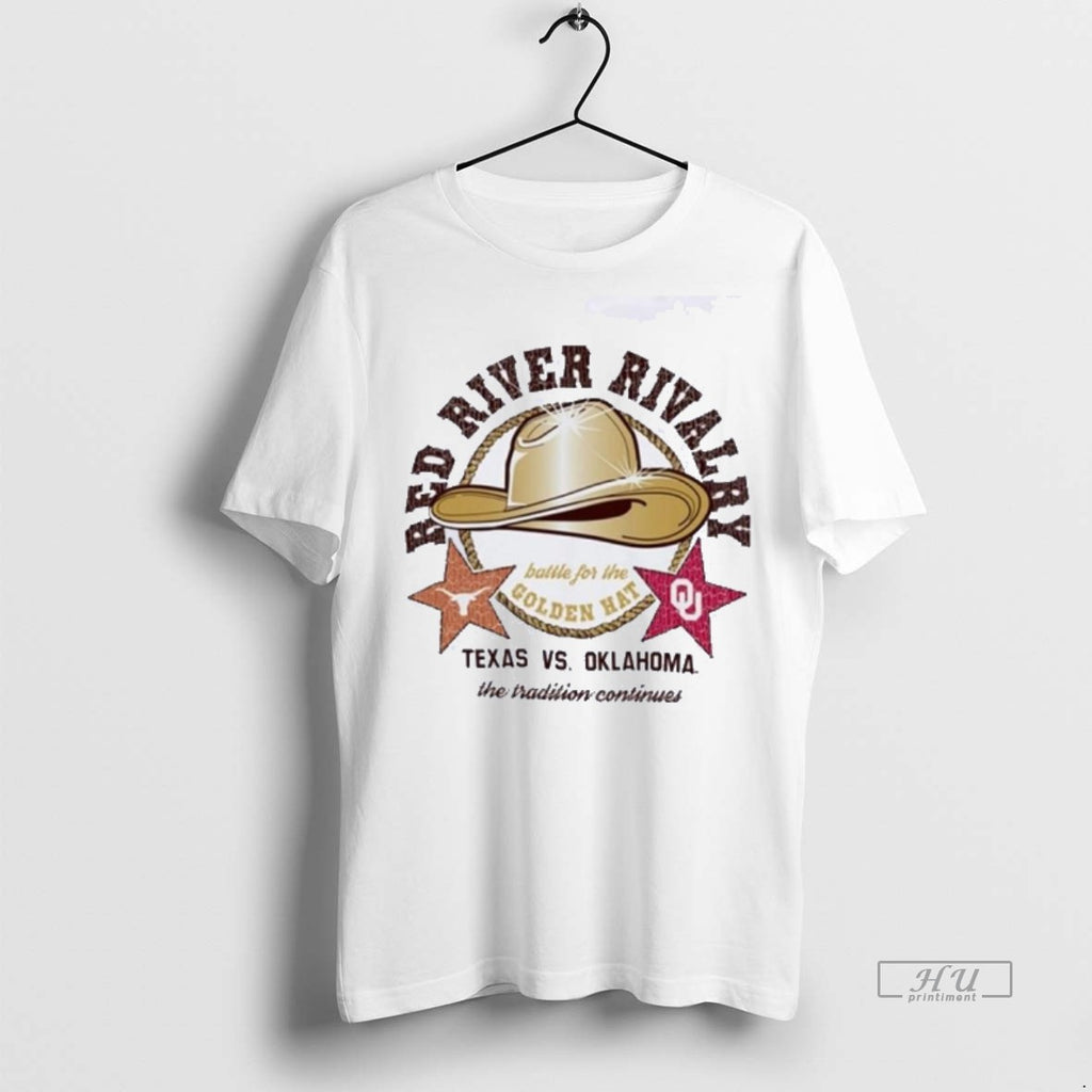 Officials Gameday Battle For The Golden Hat 2025 Texas Vs Oklahoma Tee Shirt Sweater