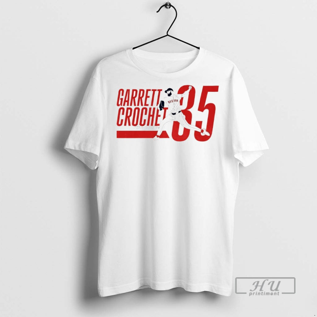 Officials Garrett Crochet 35 Boston Red Sox Signature T Shirt