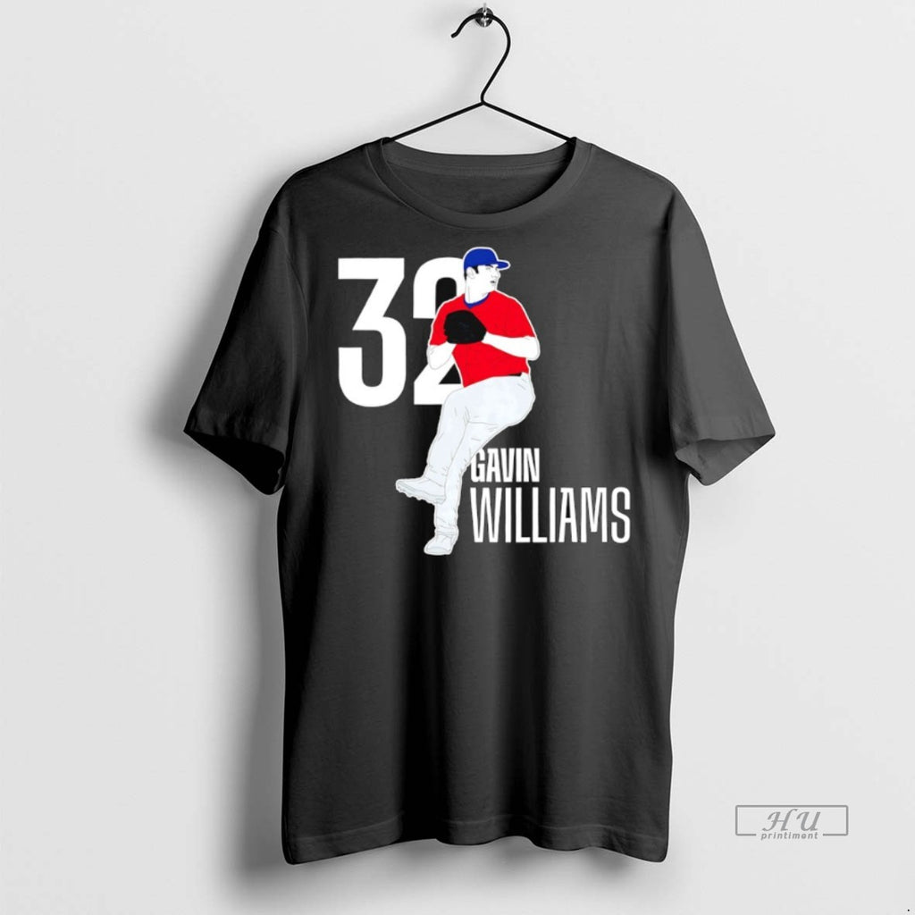 Officials Gavin Williams 32 Cleveland Guardians Baseball Tee Sweater