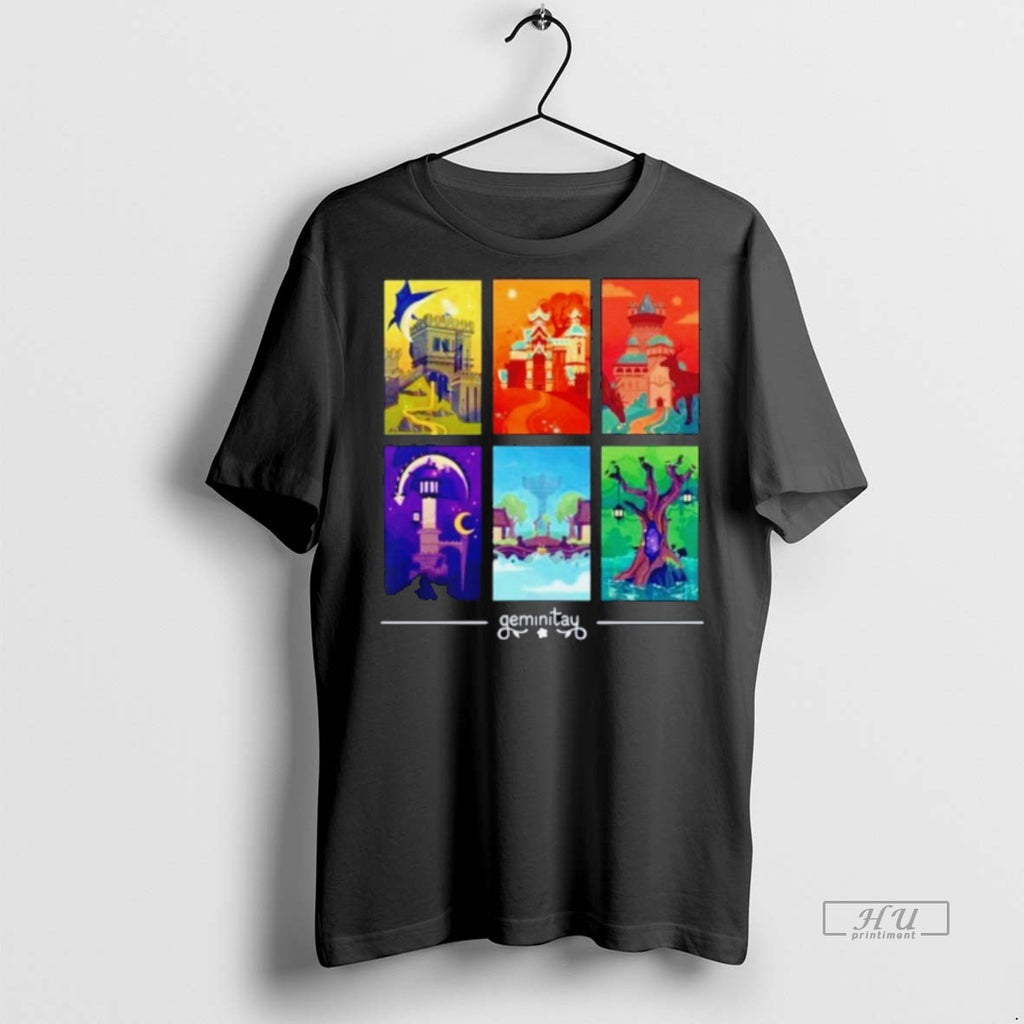 Officials Geminitay Rainbow Bases Tee Shirt Sweater