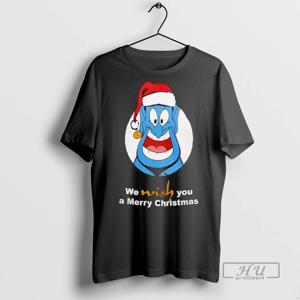 Officials Genie Aladdin We Wish You A Merry Christmas Ugly Christmas T Shirts