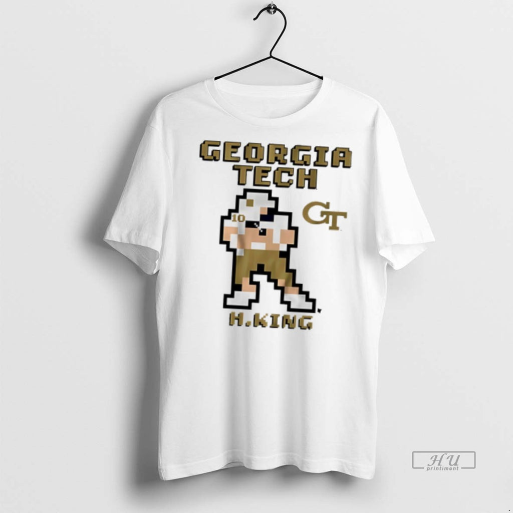 Officials Georgia Tech Football Haynes King Retro Baller T Shirt Sweater