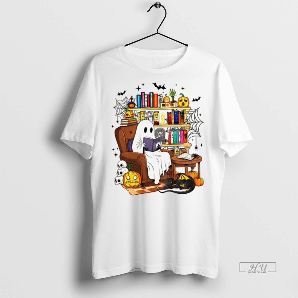 Officials Ghost Reading Book Spooky Season Halloween Shirt Sweater
