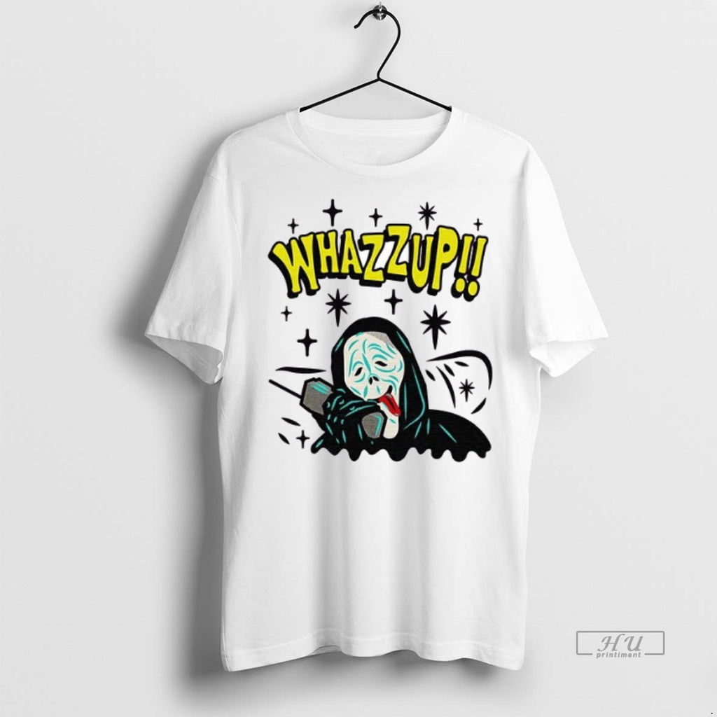 Officials Ghostface Whazzup Halloween Ceramic Ceramic And Classic Dad Cap Tee Shirt Sweater