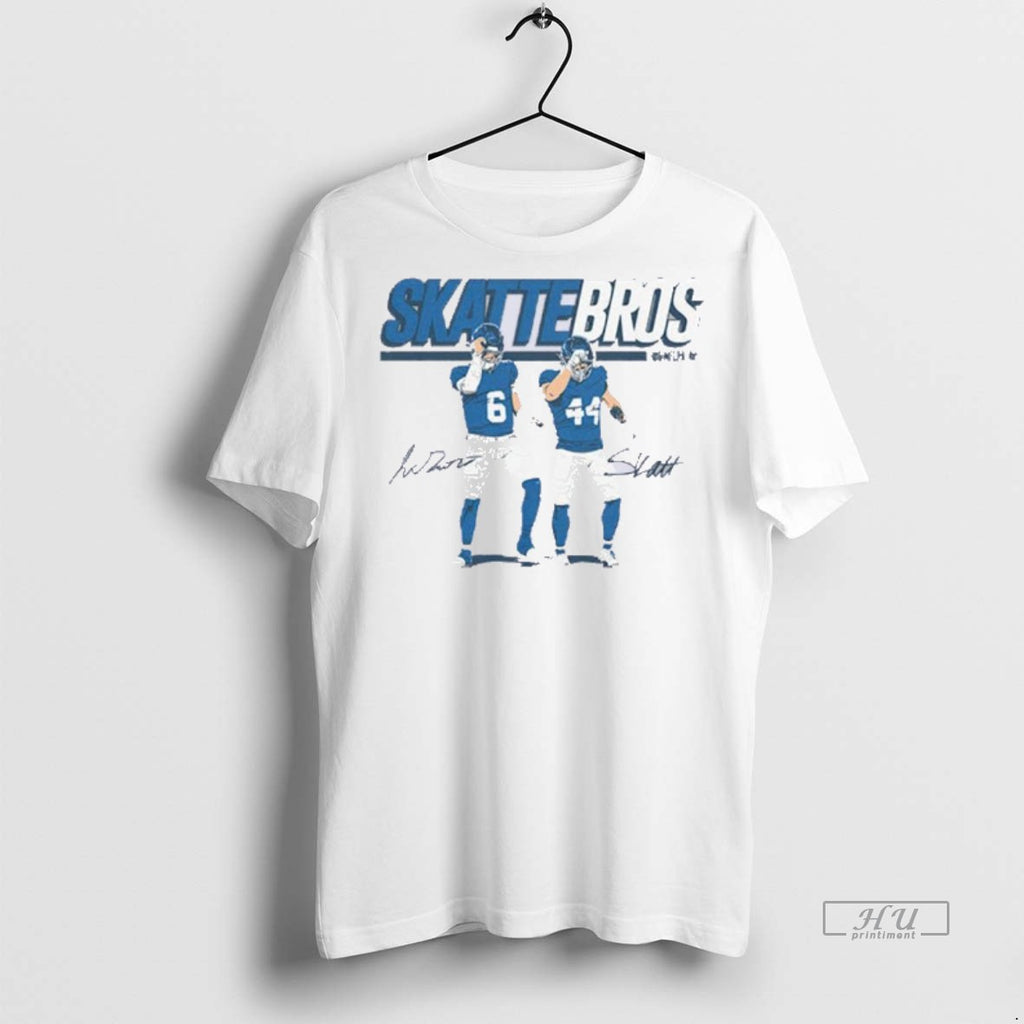 Officials Giants Jaxson Dart Cam Skattebo Skattebros Tee Shirt Sweater