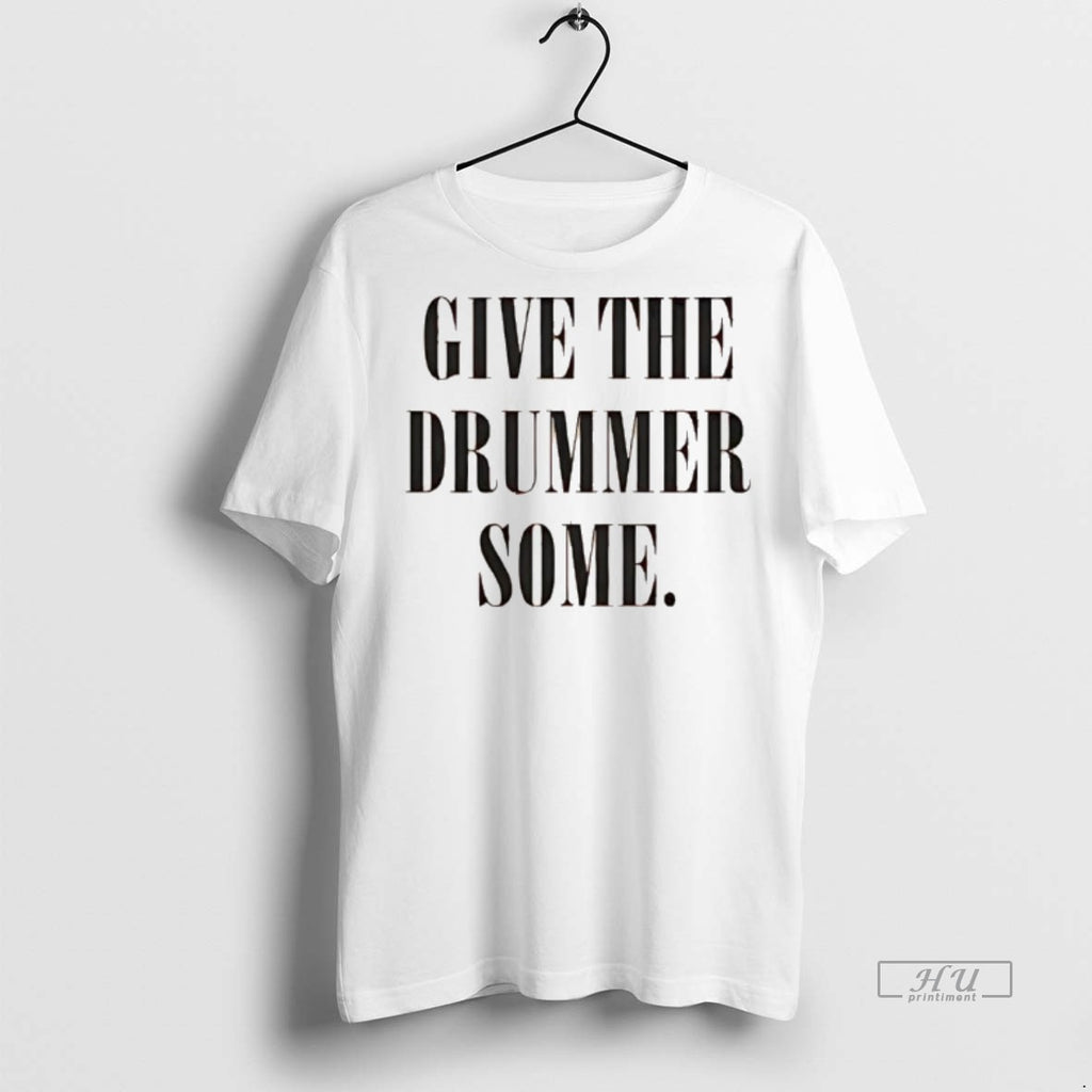 Officials Give The Drummer Some Tee Shirt Sweater