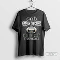 Officials God First Family Second Then Ohio Bobcat Football Cross 2025 Long Sleve