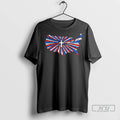 Officials Godly America Jesus Crosses Us Flag T Shirt