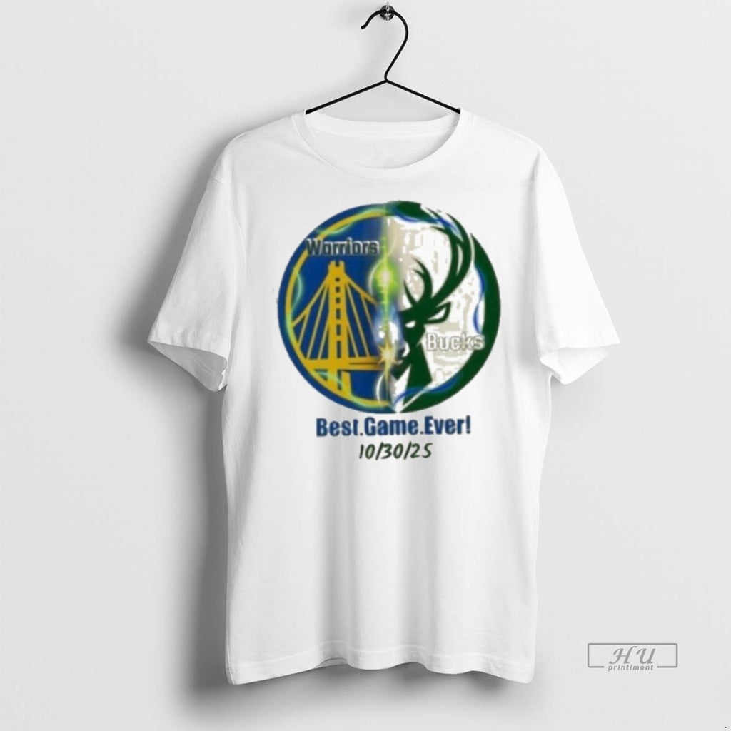 Officials Golden State Warriors Vs Milwaukee Bucks Best Game Ever 10 30 Tee Shirt Sweater