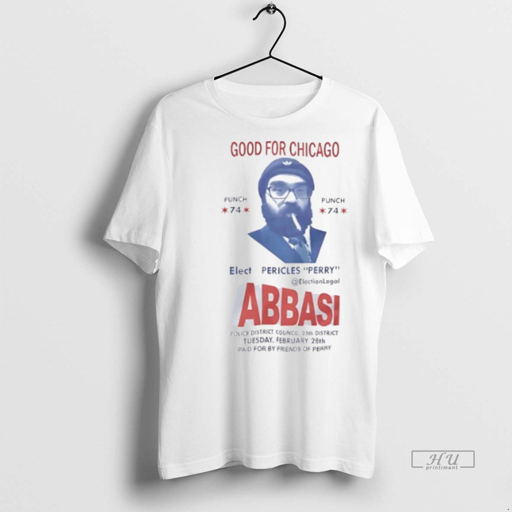 Officials Good For Chicago Abbaasi Elect Pericles Perry Tee Shirt Sweater