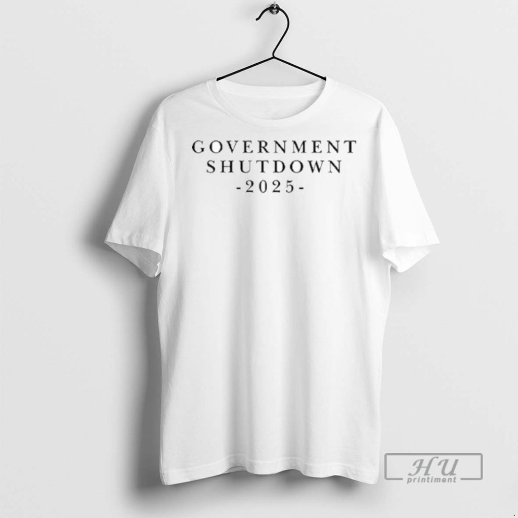 Officials Government Shutdown 2025 T Shirts