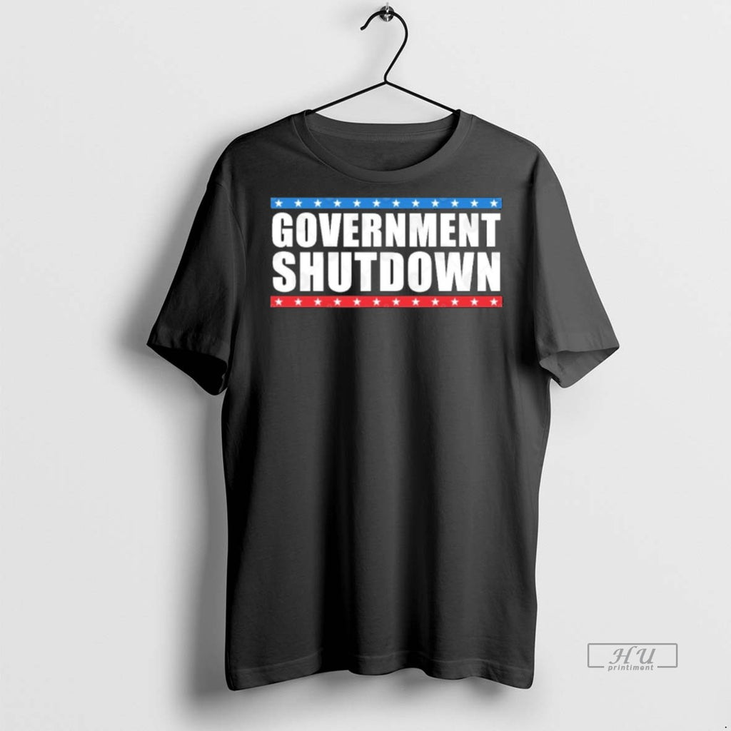 Officials Government Shutdown Color Flag Tee Shirt Sweater