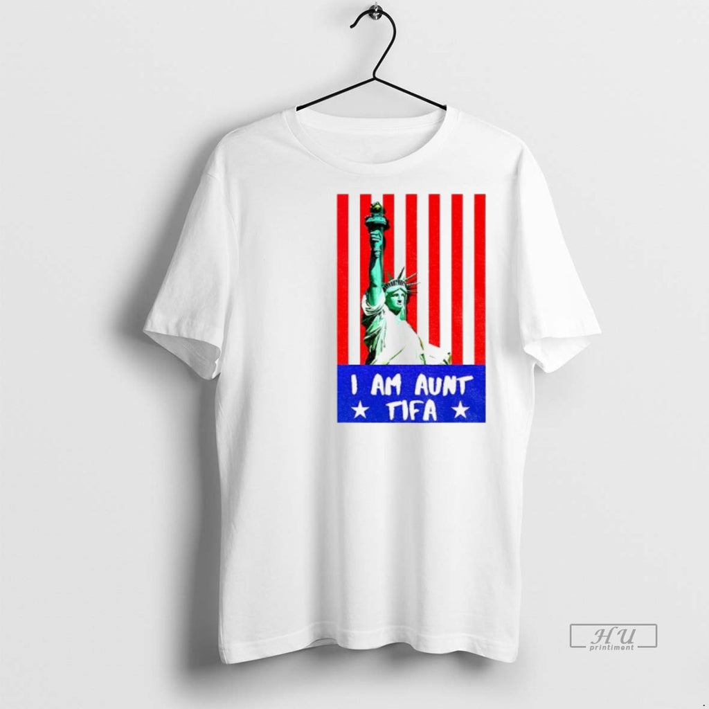 Officials Government Shutdown Statue Of Liberty I Am Aunt Tifa Shirt Sweater