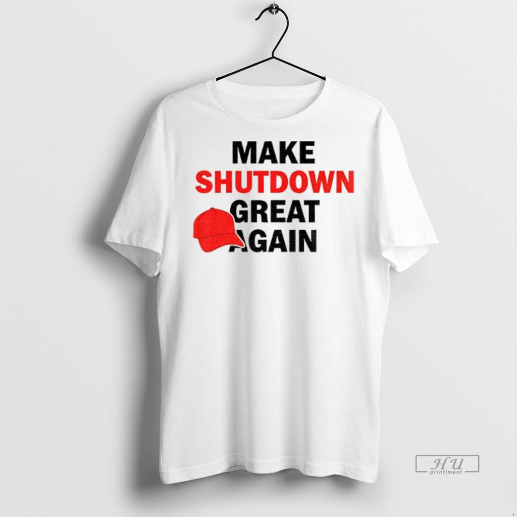 Officials Government Shutdown Maga Red Hat Make Shutdown Great Again Shirt Sweater