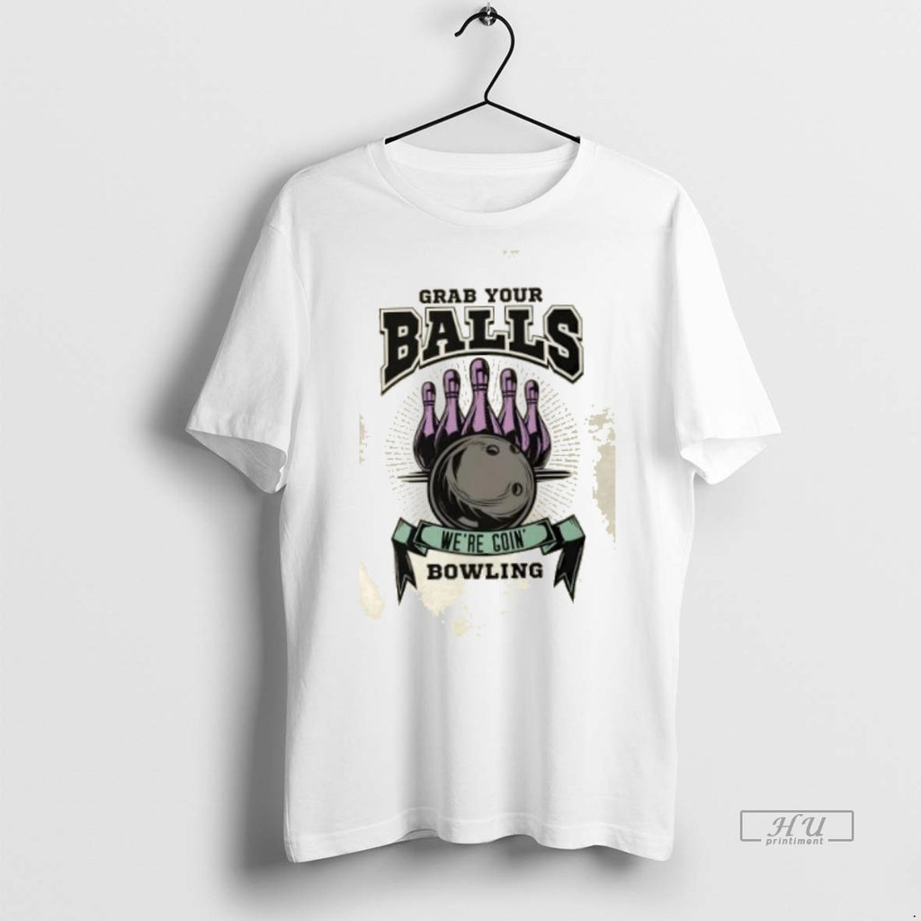Officials Grab Your Balls Bowling Adult T Shirt Sweater