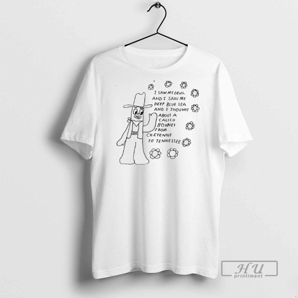 Officials Gram Parsons I Saw My Devil From Cheyenne To Tennessee T Shirt