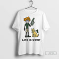 Officials Green Bay Packers Lambeau Field Life Is Good Cheesehead Ladies T Shirt