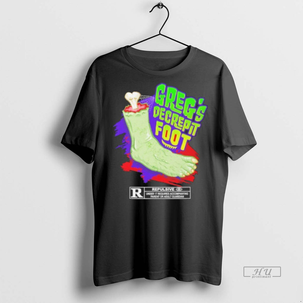 Officials Gregs Decrepit Foot Halloween Tee Shirt Sweater
