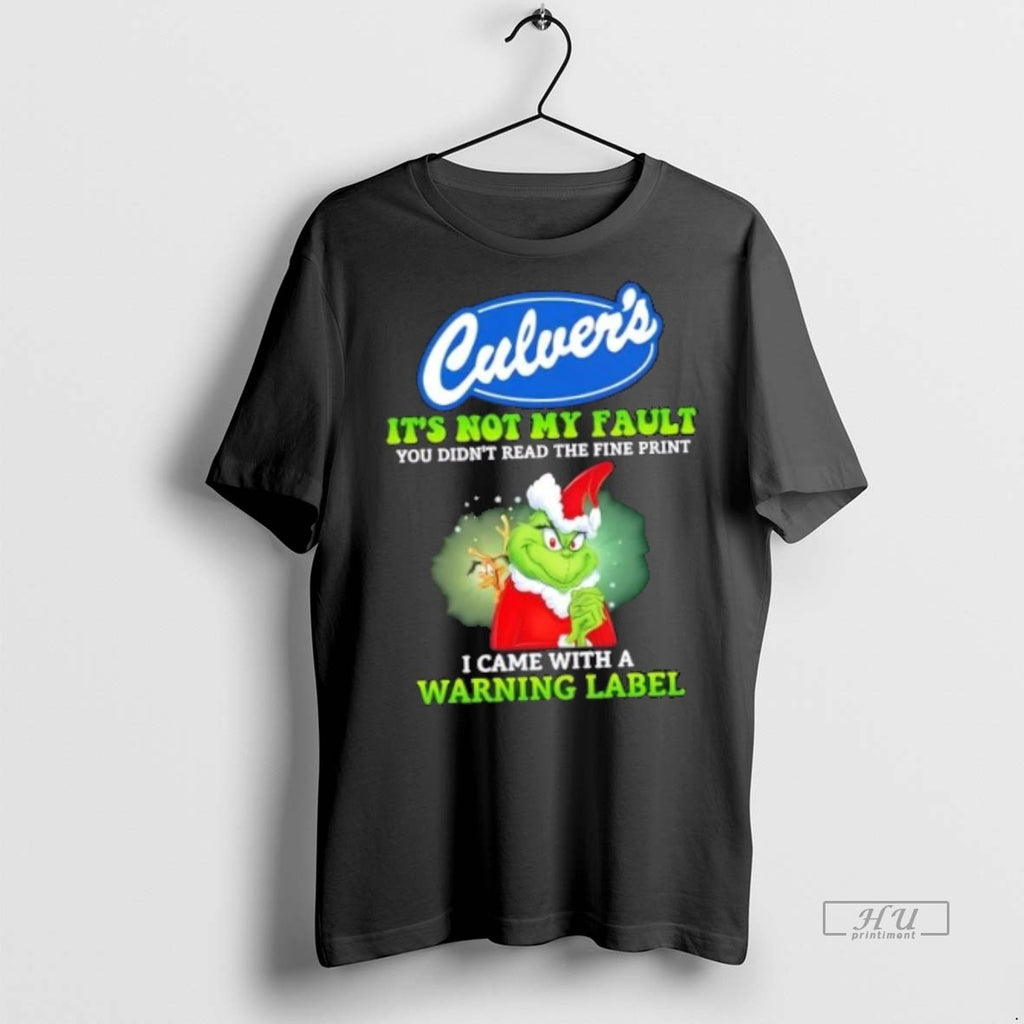 Officials Grinch X Culvers Its Not My Fault You Didnt Read The Fine Print