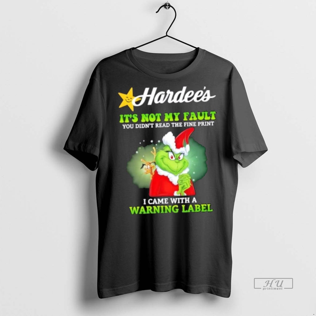 Officials Grinch X Hardees Its Not My Fault You Didnt Read The Fine Print