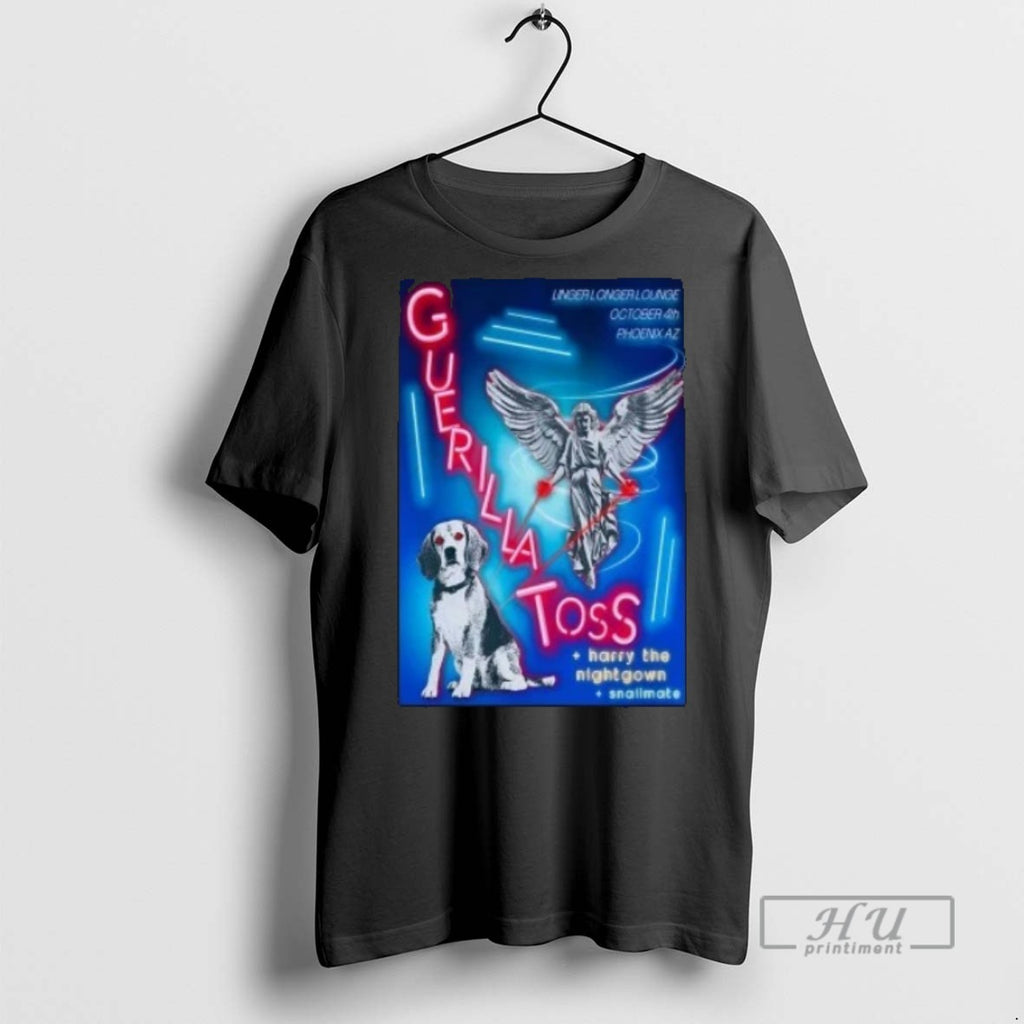 Officials Guerilla Toss Oct 4 2025 Linger Longer Lounge In Phoenix Az Tee Shirt