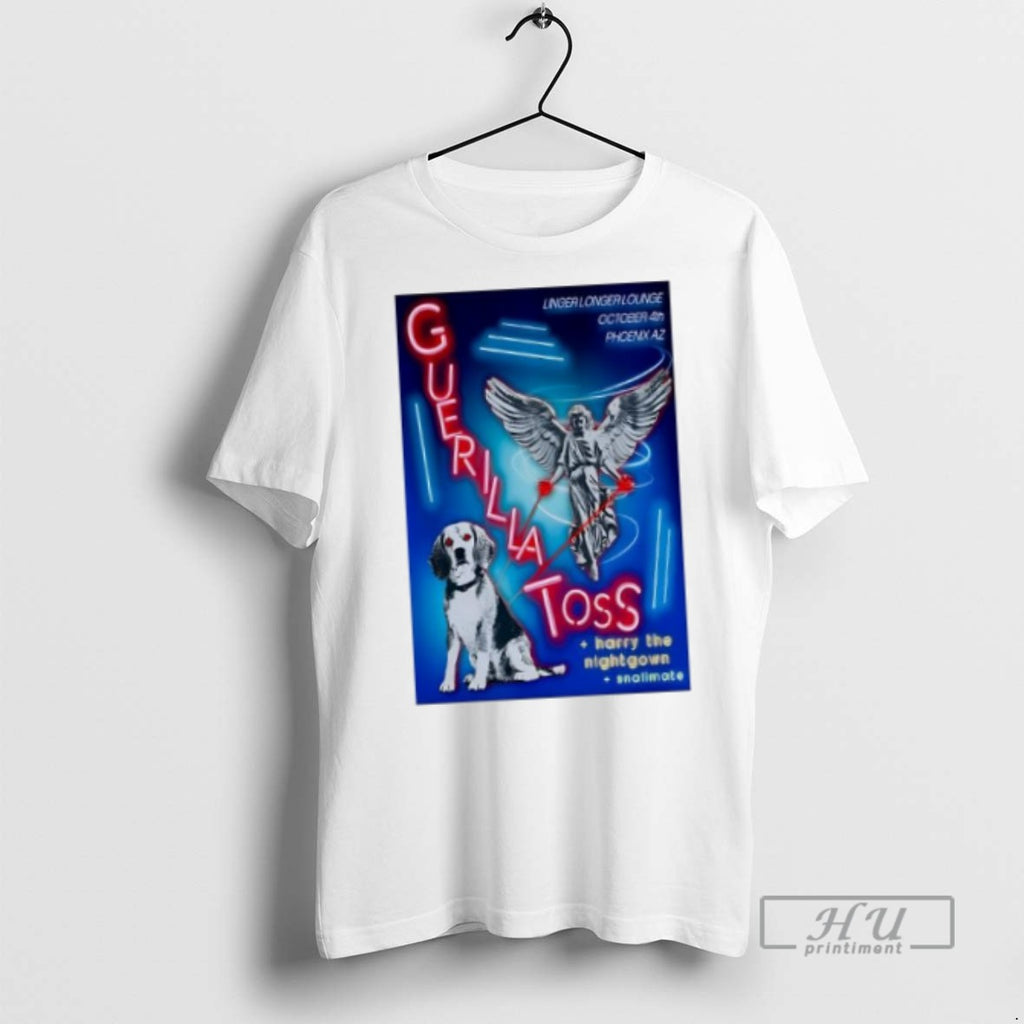 Officials Guerilla Toss October 4th 2025 Linger Longer Lounge In Phoenix Az T Shirt