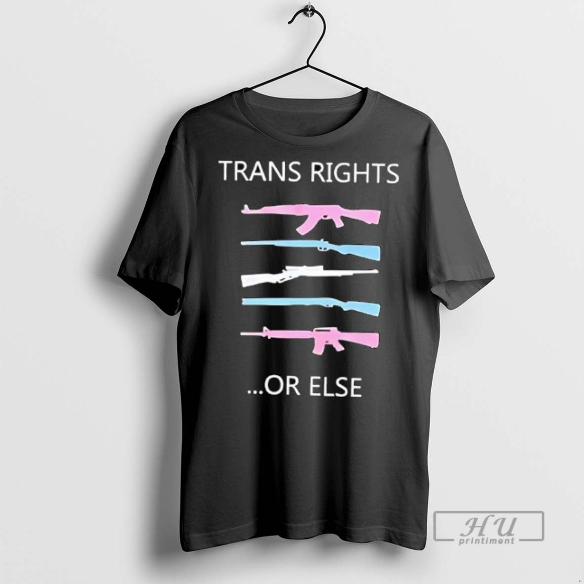 Officials Guns Trans Rights Or Else Lgbt Tee Shirt