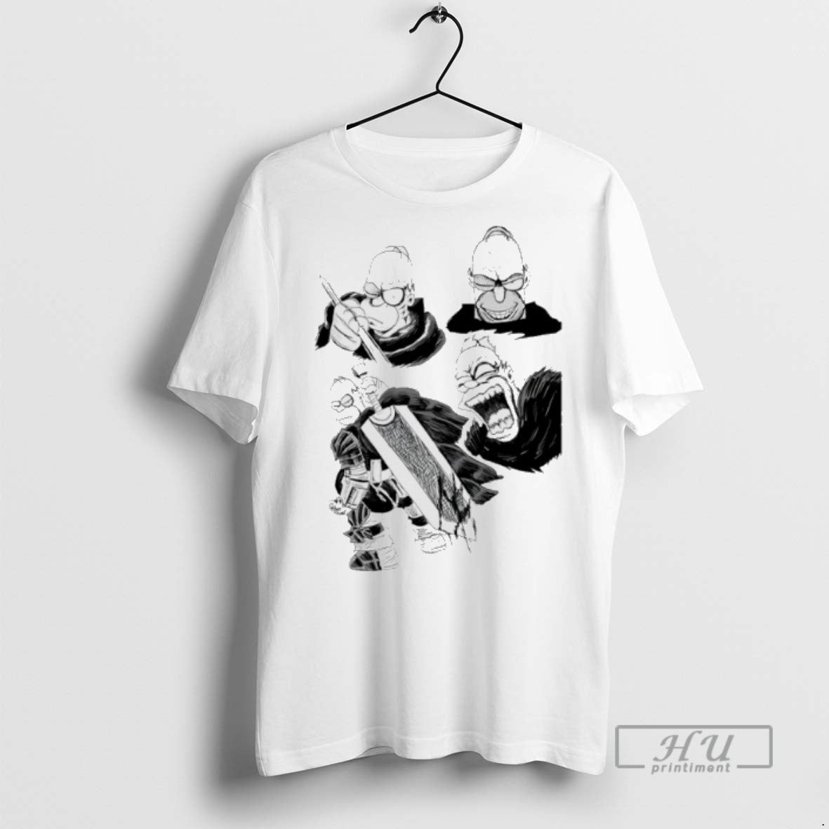 Officials Guts Homer Simpson Berserk T Shirt