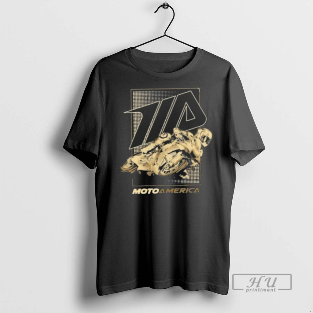 Officials Halftone Motoamerica T Shirt