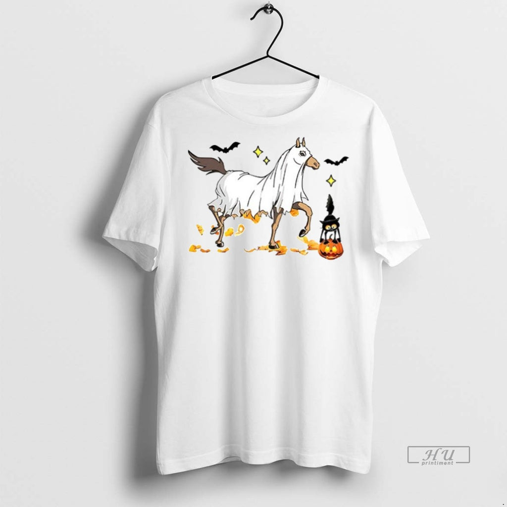 Officials Halloween Horse Ghost Ceramic Ceramic And Classic Dad Cap Tee Shirt Sweater