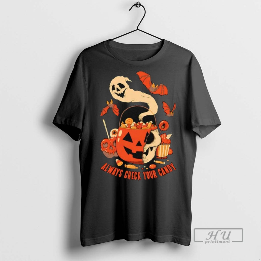 Officials Halloween Always Check Your Candy T Shirt Sweatshirt Hoodies