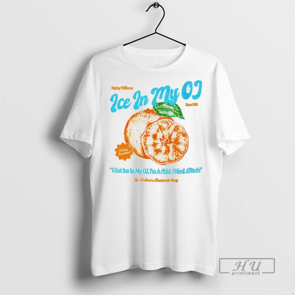 Officials Hayley Williams Ice In My Oj T Shirts
